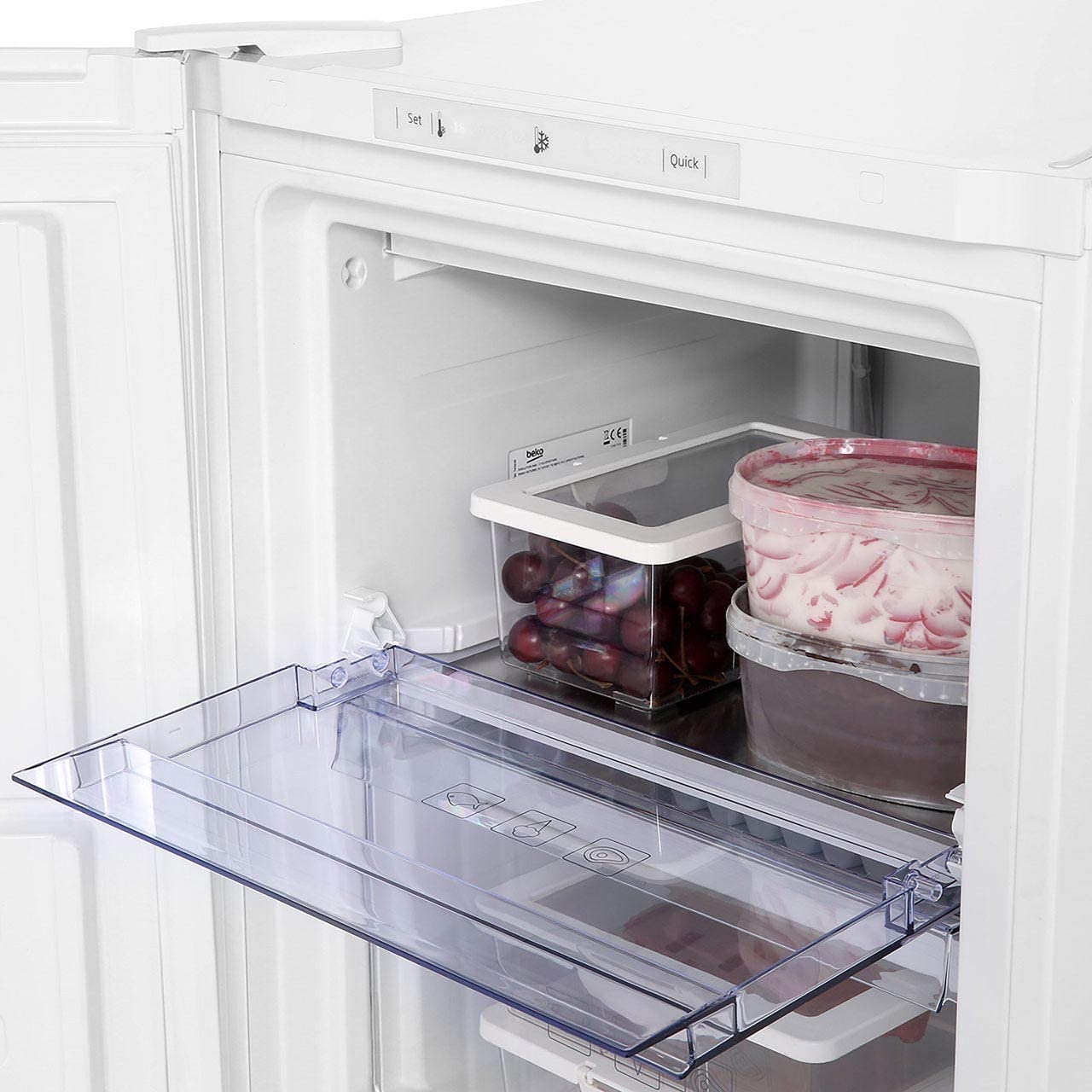 Beko FFG1545W Frost Free 168L Upright Freezer White