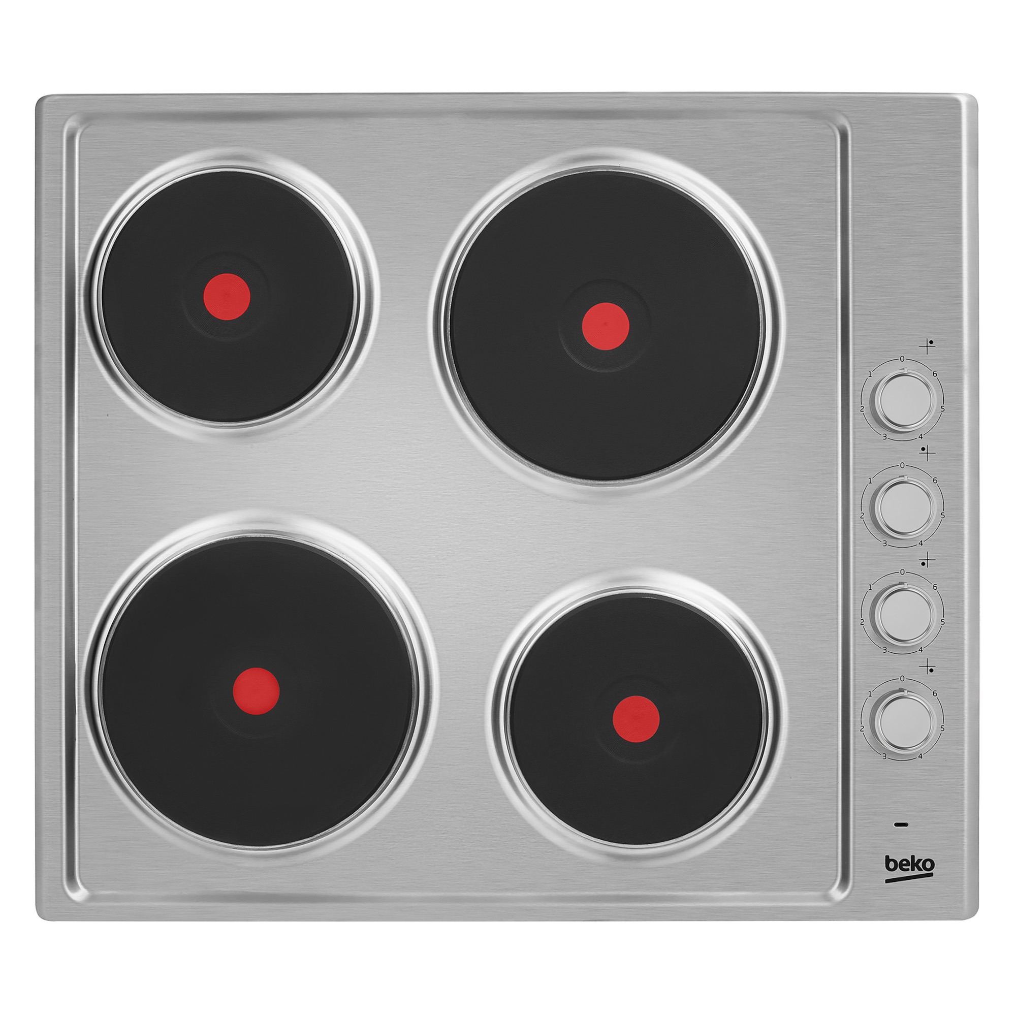 Beko HIZE64101X 58cm Solid Plate Hob Stainless Steel