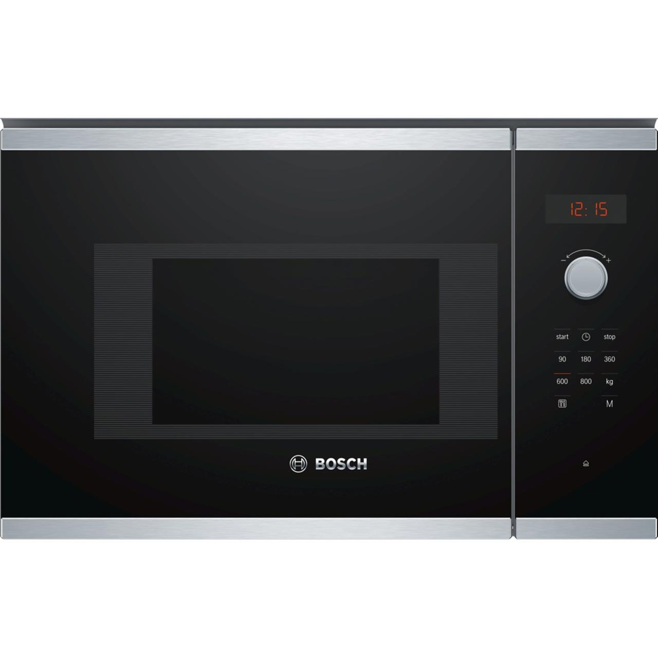 Bosch BFL523MS0B Built In Microwave Series 4 Stainless Steel
