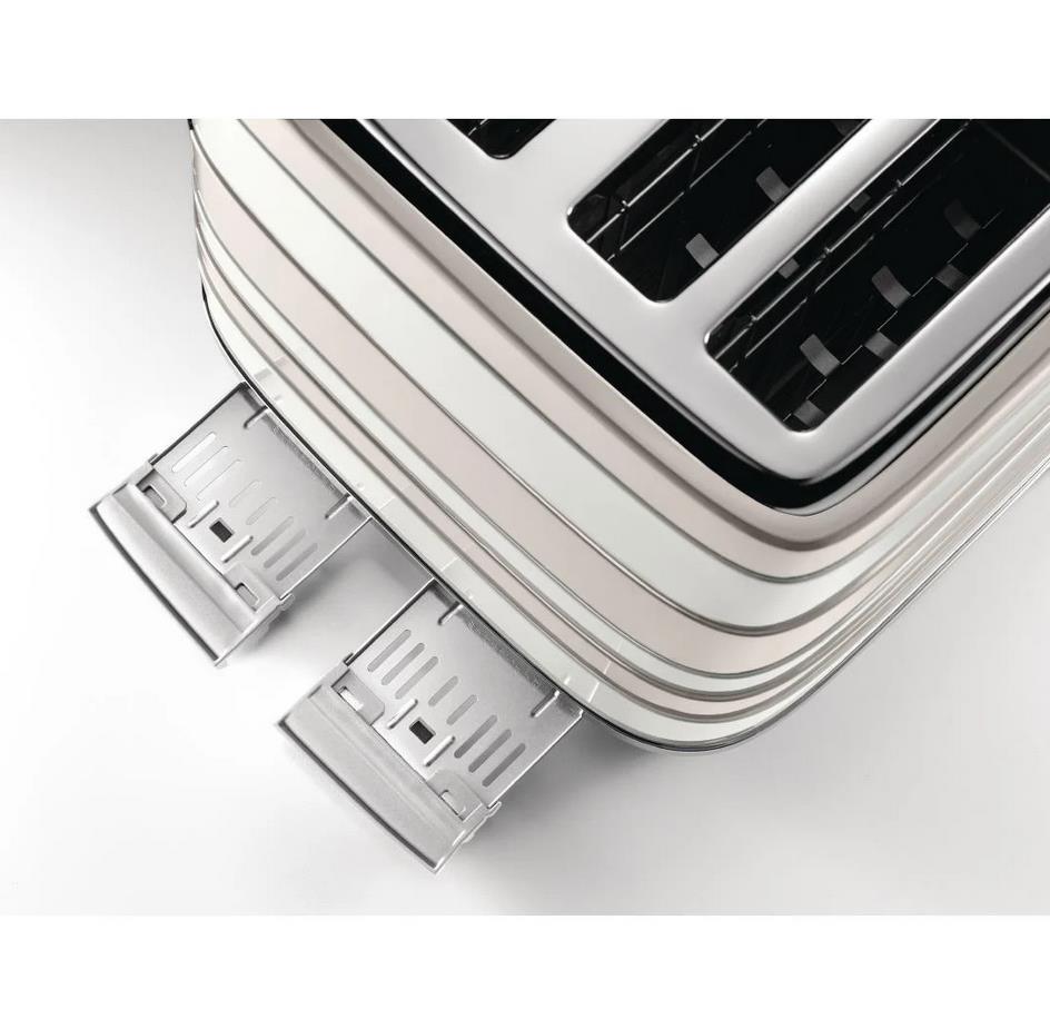 De'Longhi Avvolta CTAC4003W 4 Slice Toaster White