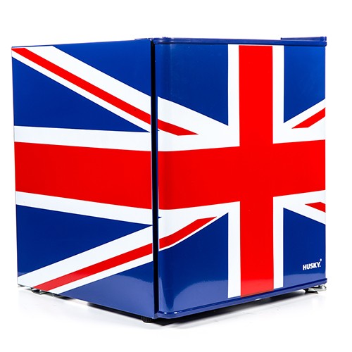 Husky EL193 | Union Jack Mini Table Top Fridge-3226