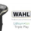 Wahl 9880-117 | Men's Triple Play Trimmer, Rotary Shaver and Beard Detailer - Black -0