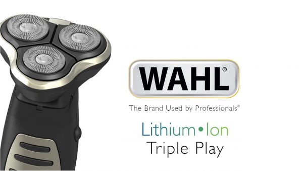 Wahl 9880-117 | Men's Triple Play Trimmer, Rotary Shaver and Beard Detailer - Black -0