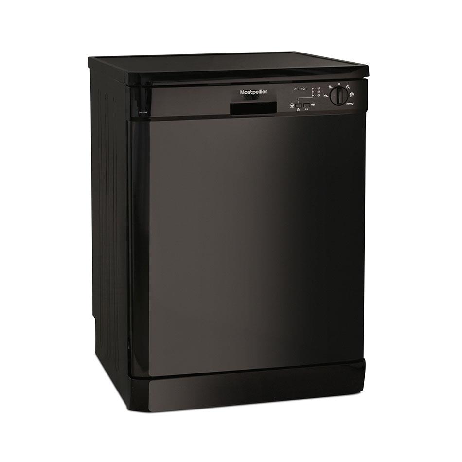 Montpellier DW1254K | Freestanding Full Size 12 Place Setting Dishwasher - Black