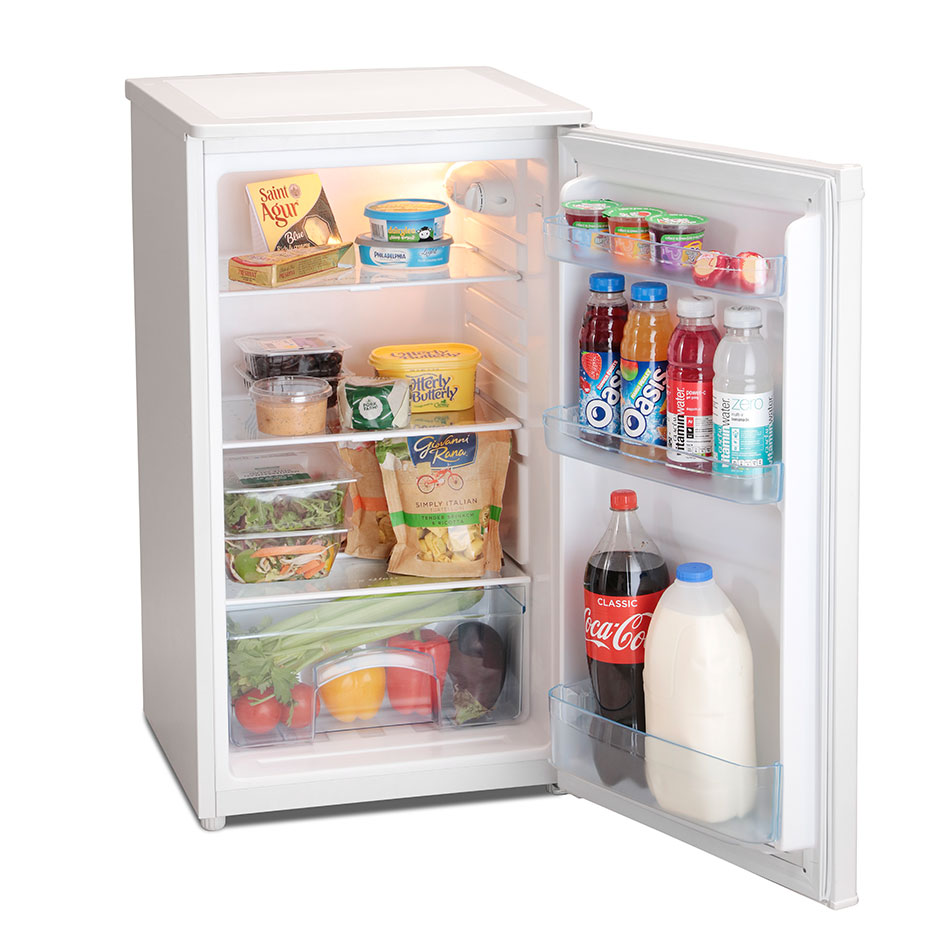 IceKing RL111W Under Counter Freestanding Larder Fridge White