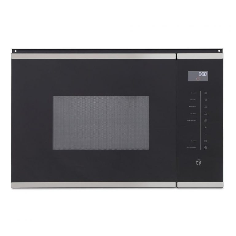 black microwave oven with grill