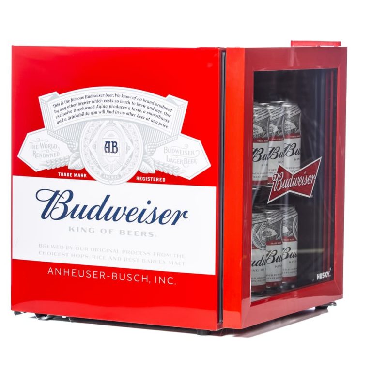 Husky HU225 Budweiser Drinks Cooler Mini Beer Fridge
