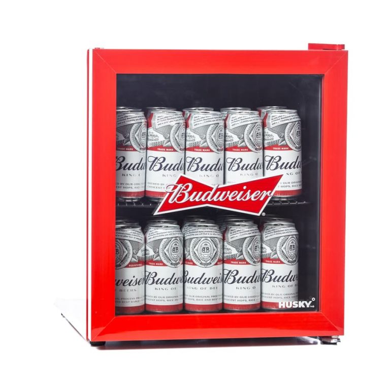 Husky HU225 Budweiser Drinks Cooler Mini Beer Fridge