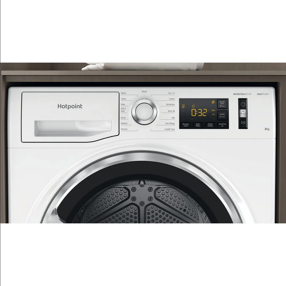 Hotpoint NTM1182XB 8kg Freestanding Tumble Dryer -