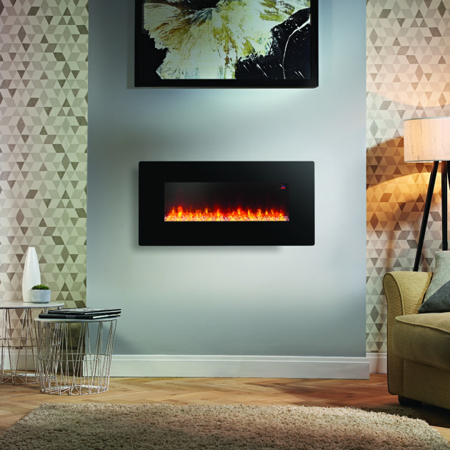 Focal Point ES2000 Freestanding Grey Matt Plug In Electric Fire Stove