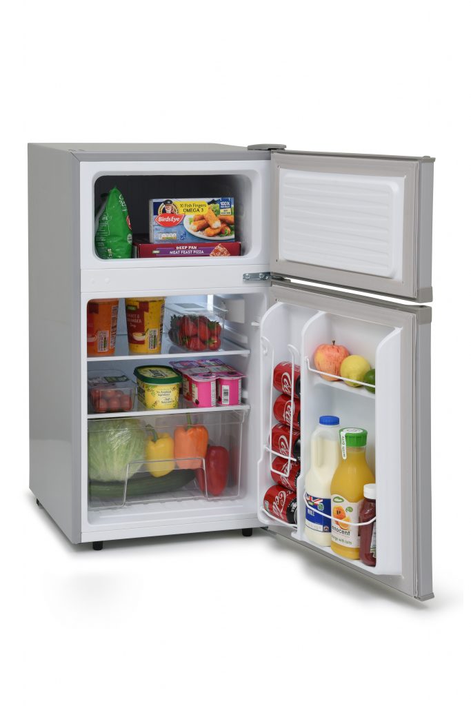 Iceking Ik2024s 48cm Undercounter Fridge Freezer A Energy Rating Silver