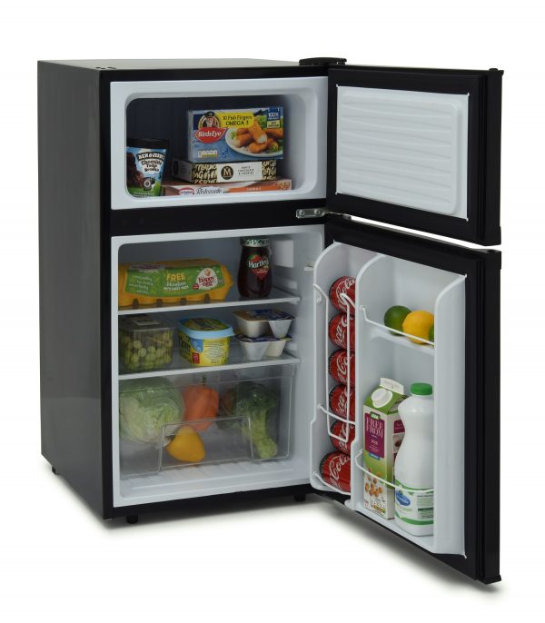 Iceking IK2023K 48cm Undercounter Fridge Freezer A+ Energy Rating – Black