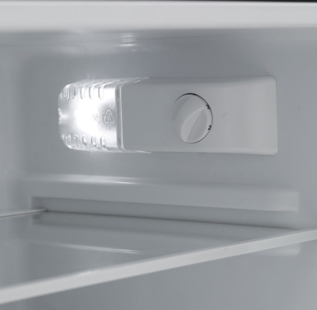 Iceking IK2023K 48cm Undercounter Fridge Freezer Black