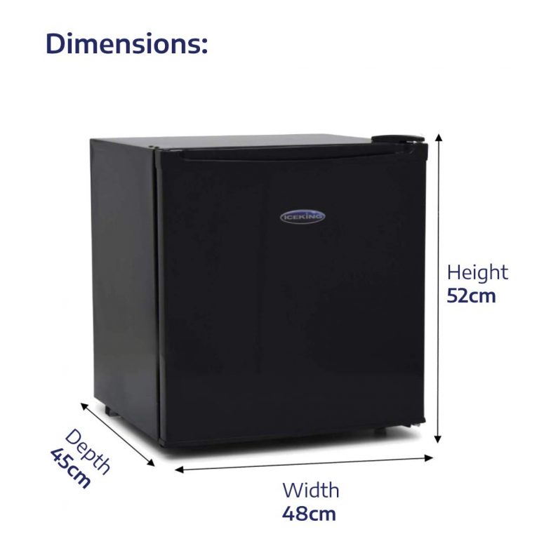 IceKing TF40K 38 Litre Table Top Mini Freezer Black