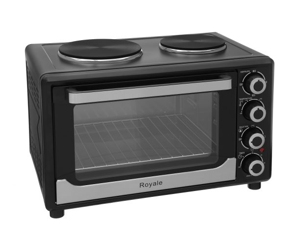 Royale TT30 Mini Electric Table Top Cooker Black