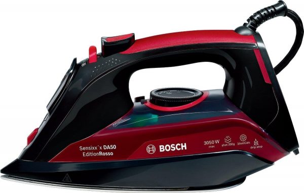 Bosch TDA5070GB Steam Iron, 3050 W - Black/Red [Energy Class A+++]