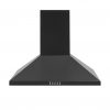 Montpellier MH600BK 60cm Pyramid Chimney Cooker Hood Kitchen Extractor Fan - Black [A+ Rated]