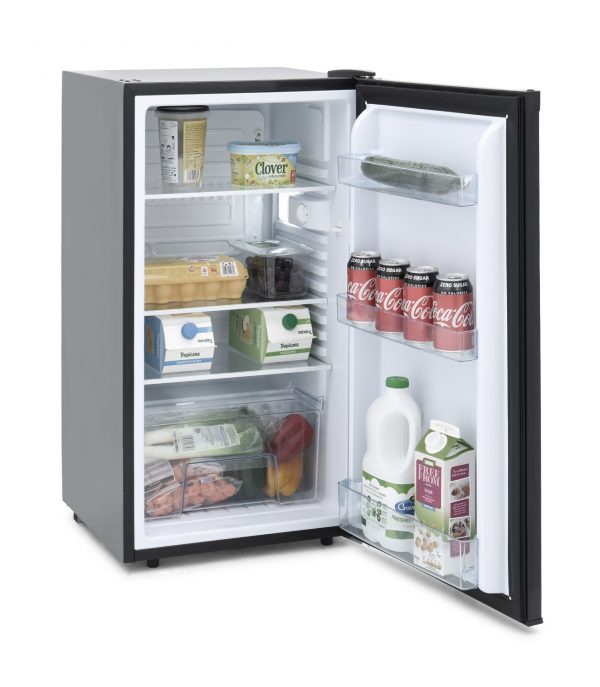 IceKing RL114BK Under Counter Freestanding Larder Fridge in Black