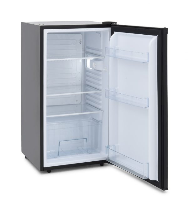 IceKing RL114BK Under Counter Freestanding Larder Fridge in Black