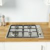 Beko HIZG64120SX 60cm 4 Burner Gas Hob Stainless Steel