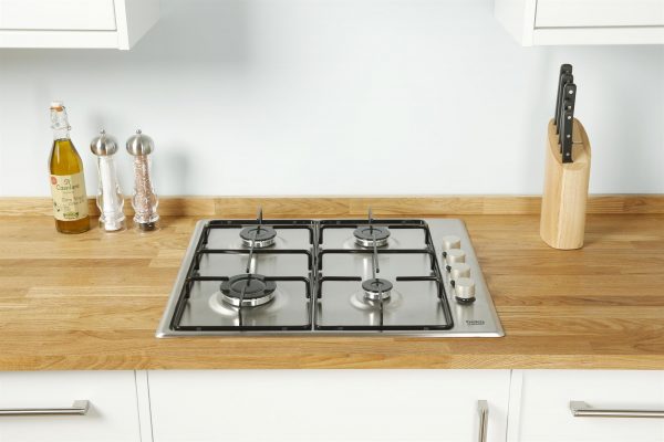 Beko HIZG64120SX 60cm 4 Burner Gas Hob Stainless Steel