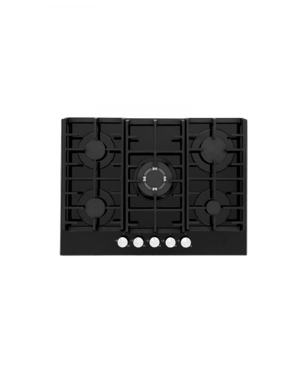 Montpellier MGH75BG 5 Burner 70cm Gas on Glass Hob