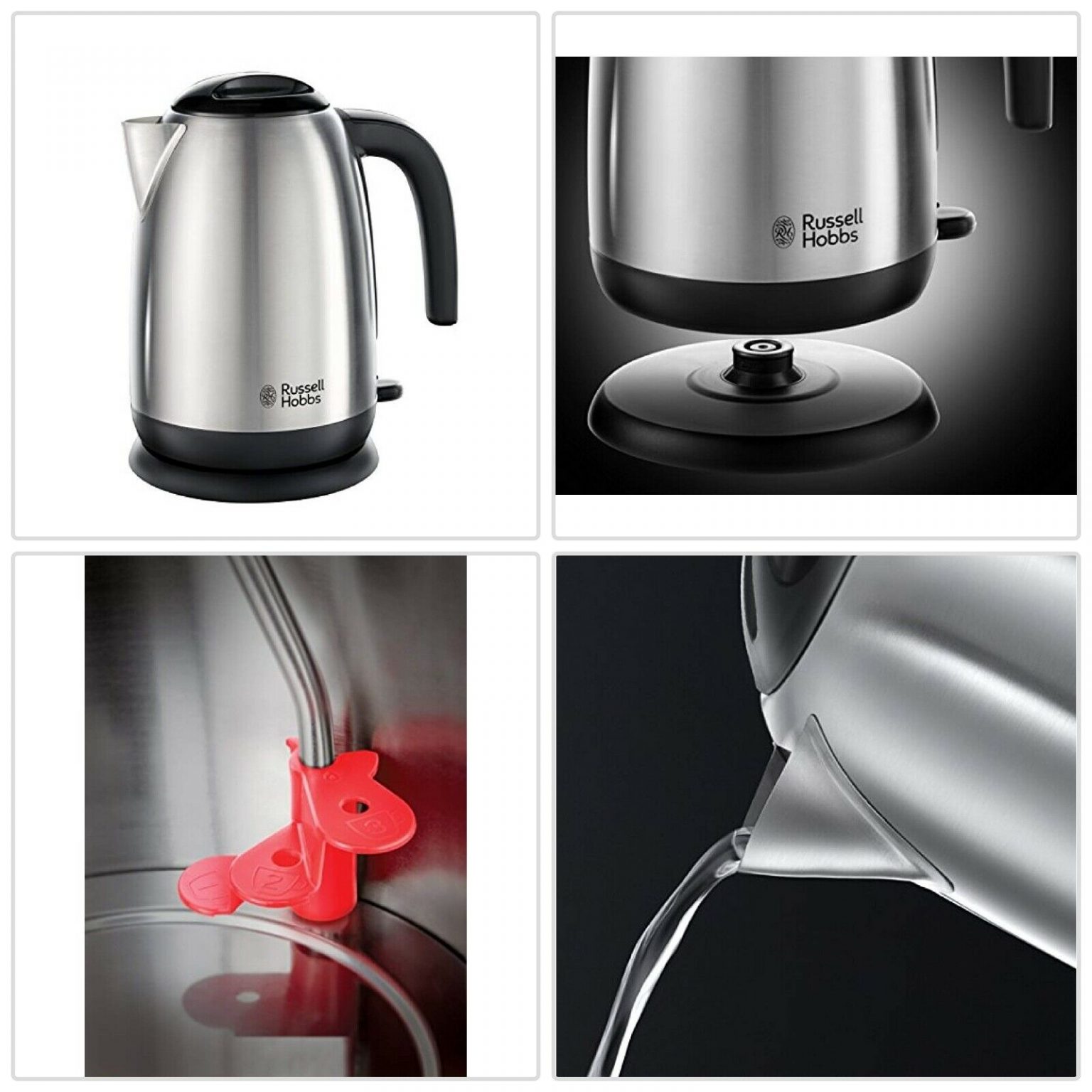Russell Hobbs 23910 Adventure Kettle Brushed Stainless Steel