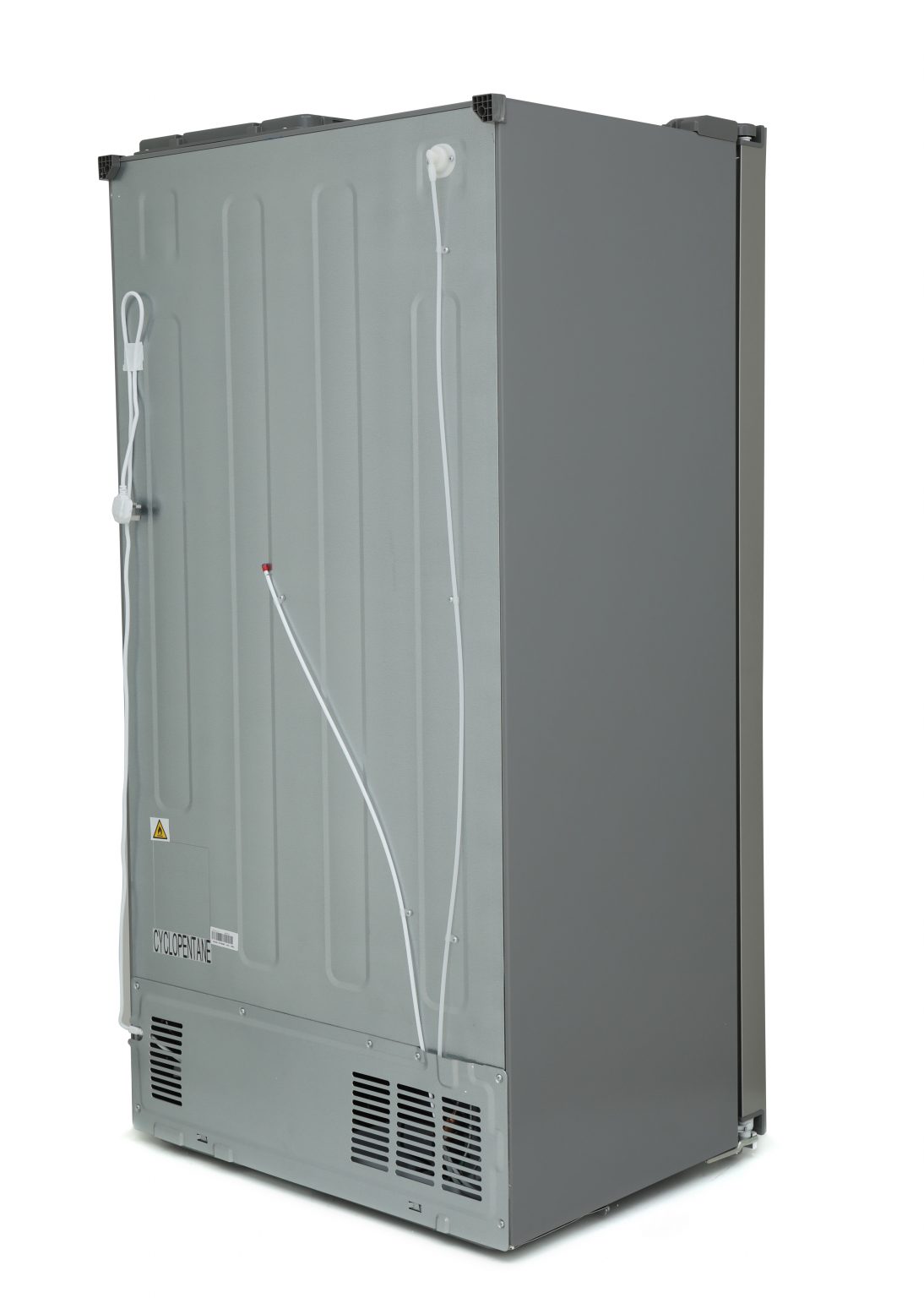 Montpellier M530PDIX American Style Plumbed Fridge Freezer in Inox