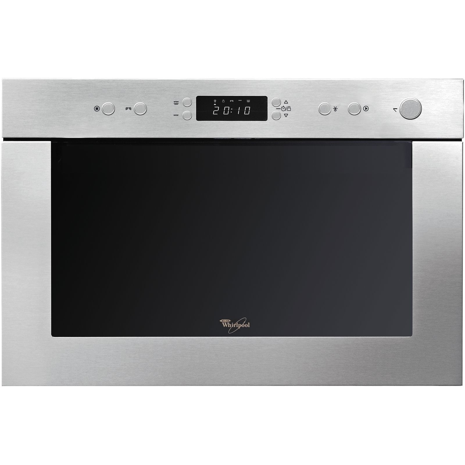 Whirlpool AMW498IX 22L Compact Built-in Microwave Grill Stainless Steel