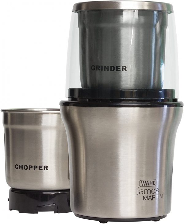 James Martin Grind & Chop Coffee Spice & Nut Grinder Chopper