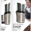 James Martin Grind & Chop Coffee Spice & Nut Grinder Chopper