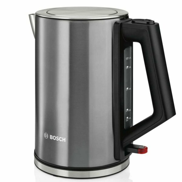 Bosch Stainless Steel Cordless City Kettle TWK7105GB 1.7 Litre, 3000 W