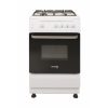 Montpellier SCG60W Single Gas Oven & Grill 4-Burner Hob