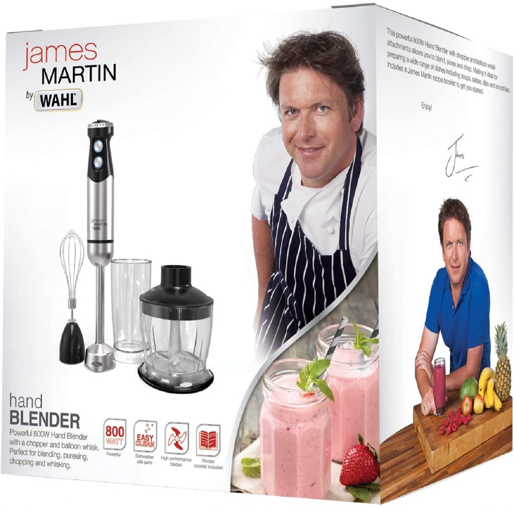 Wahl James Martin ZY025 800W Hand Blender Stainless Steel