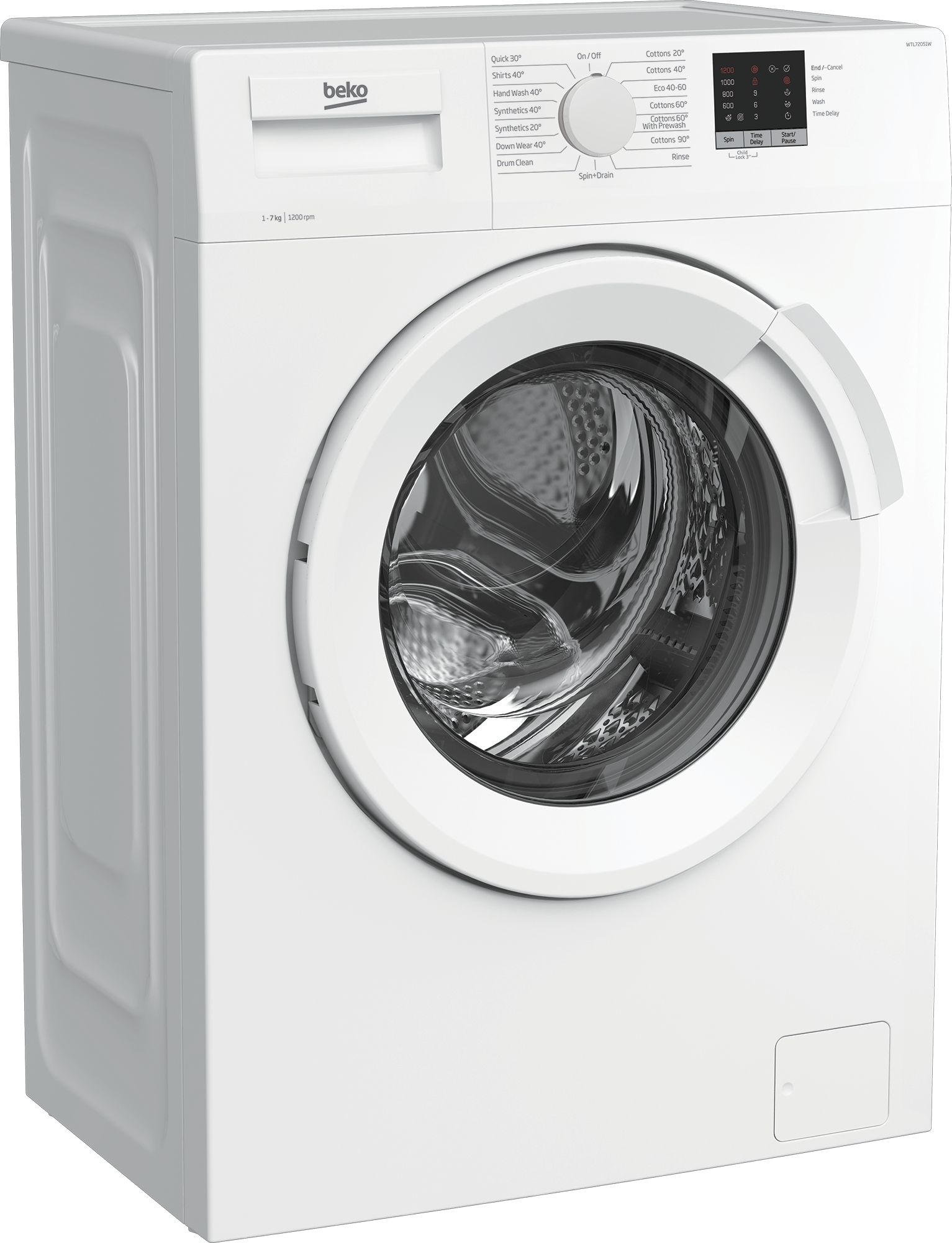 Slim shop washing machine