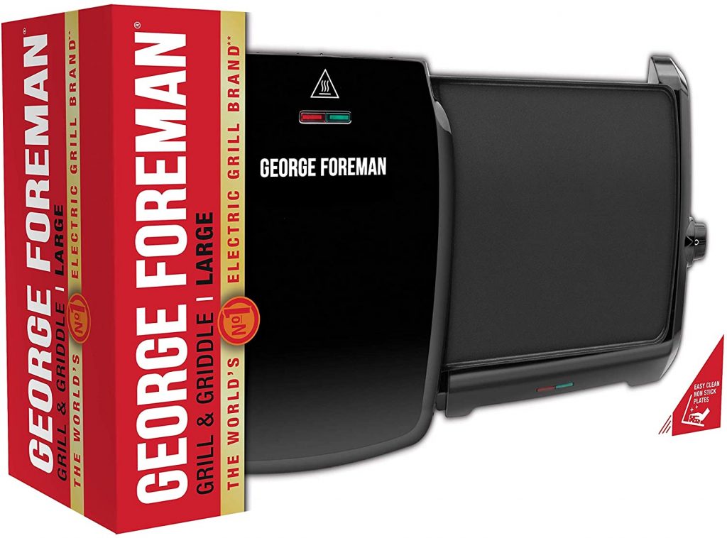 Foreman 23450 Variable Temperature Large Grill & Griddle Black