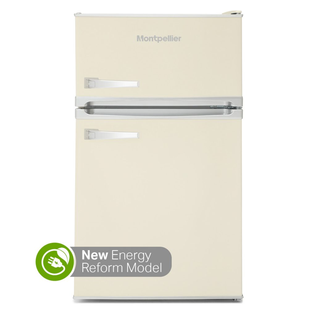 Montpellier MAB2035C Undercounter Retro Fridge Freezer Cream