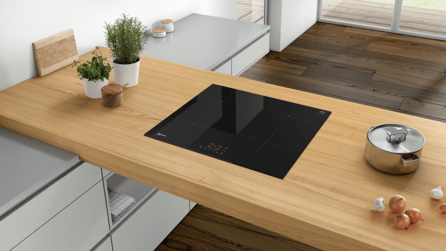 Neff T36FB41X0G Built In Touch Control Induction Hob Black