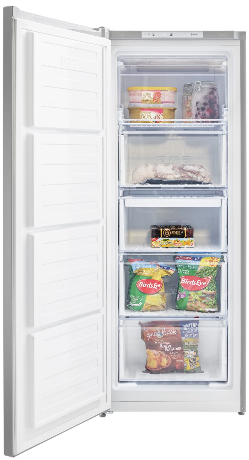 Beko FFG1545S Freestanding Tall Frost Free Freezer Silver