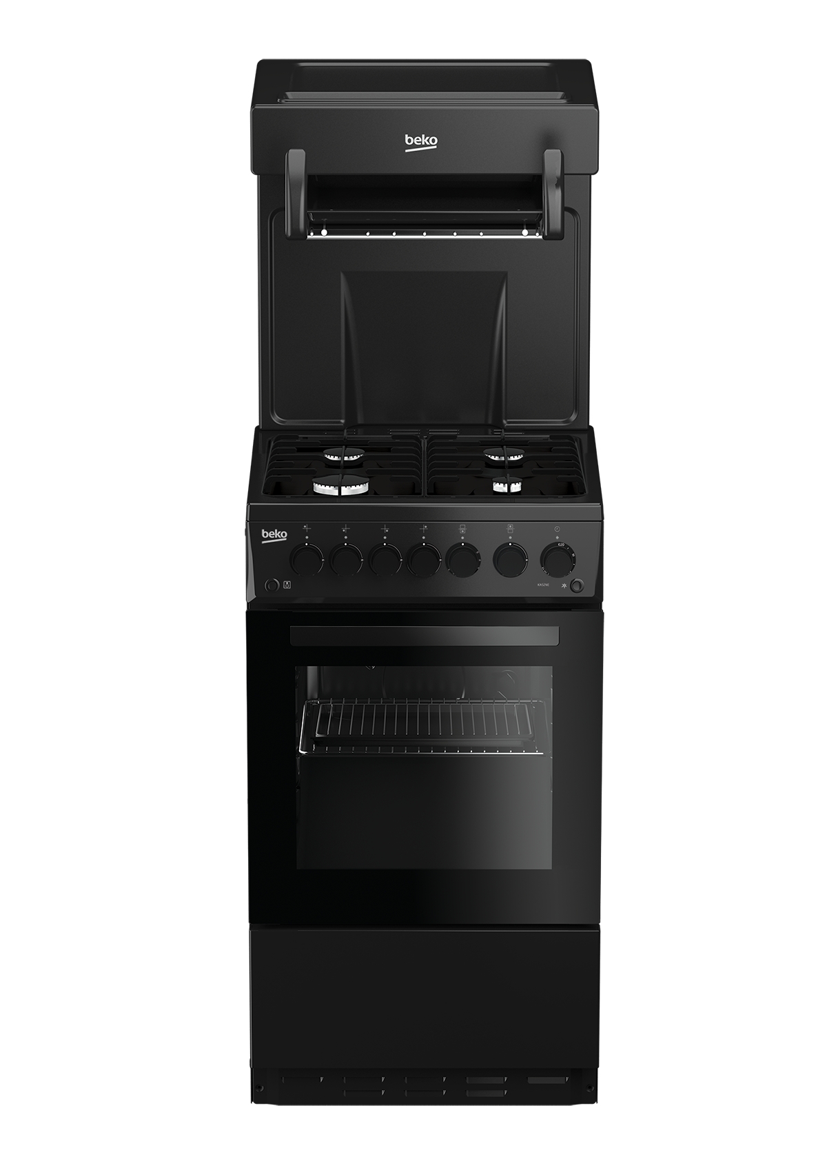 Beko KA52NEK 50cm Gas Cooker Black