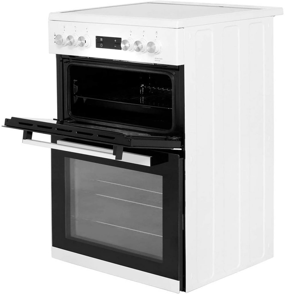 Beko KDC653W 60cm Double Oven Electric Cooker White