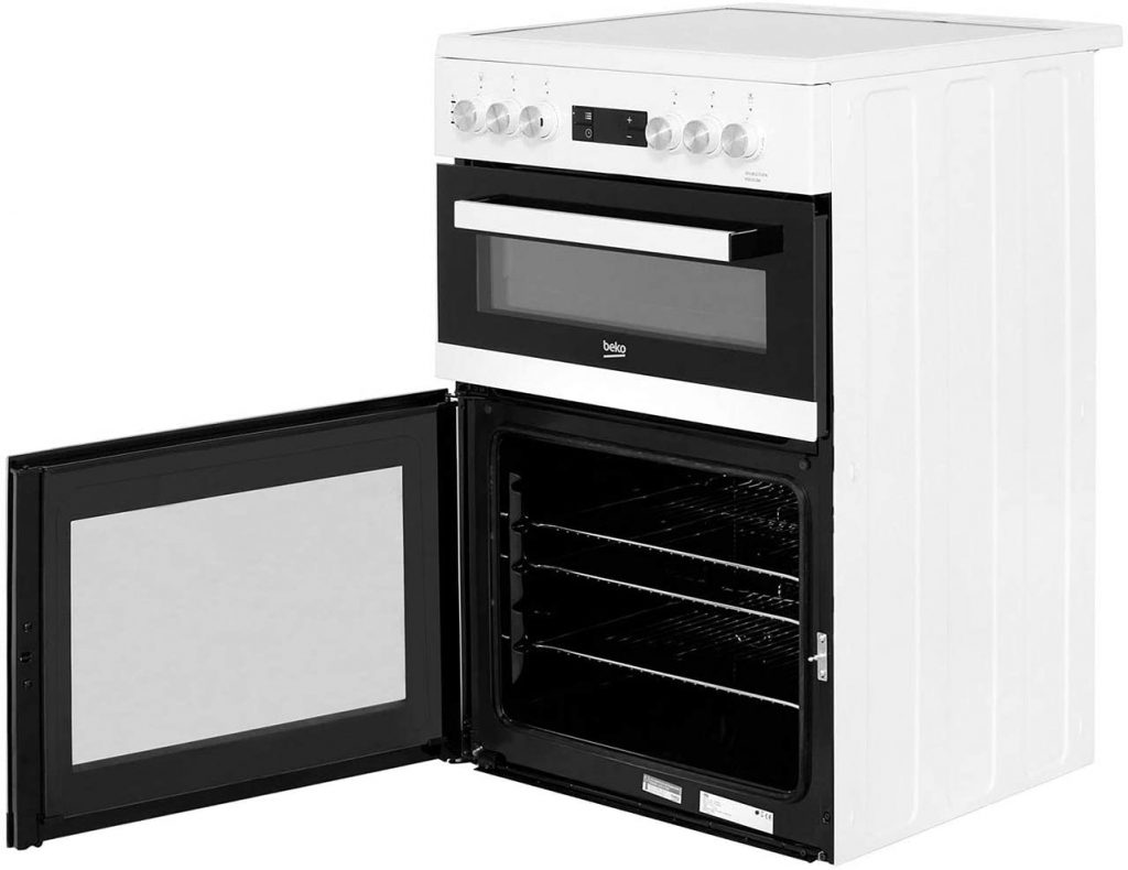 Beko KDC653W 60cm Double Oven Electric Cooker White