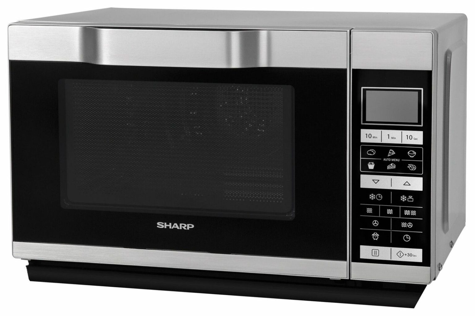 Sharp R861SLM 25L Freestanding Microwave Oven Black/Silver