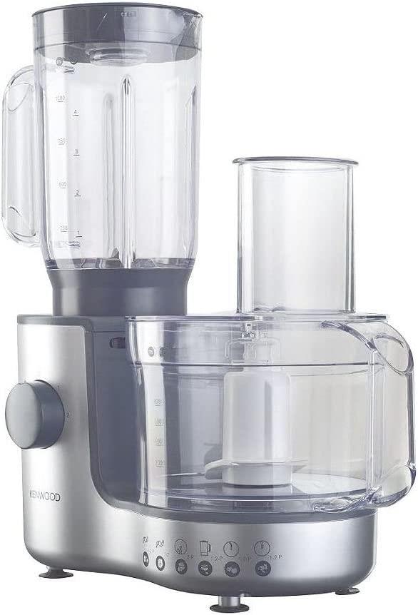 Kenwood FP195 Compact Food Processor Silver Grey