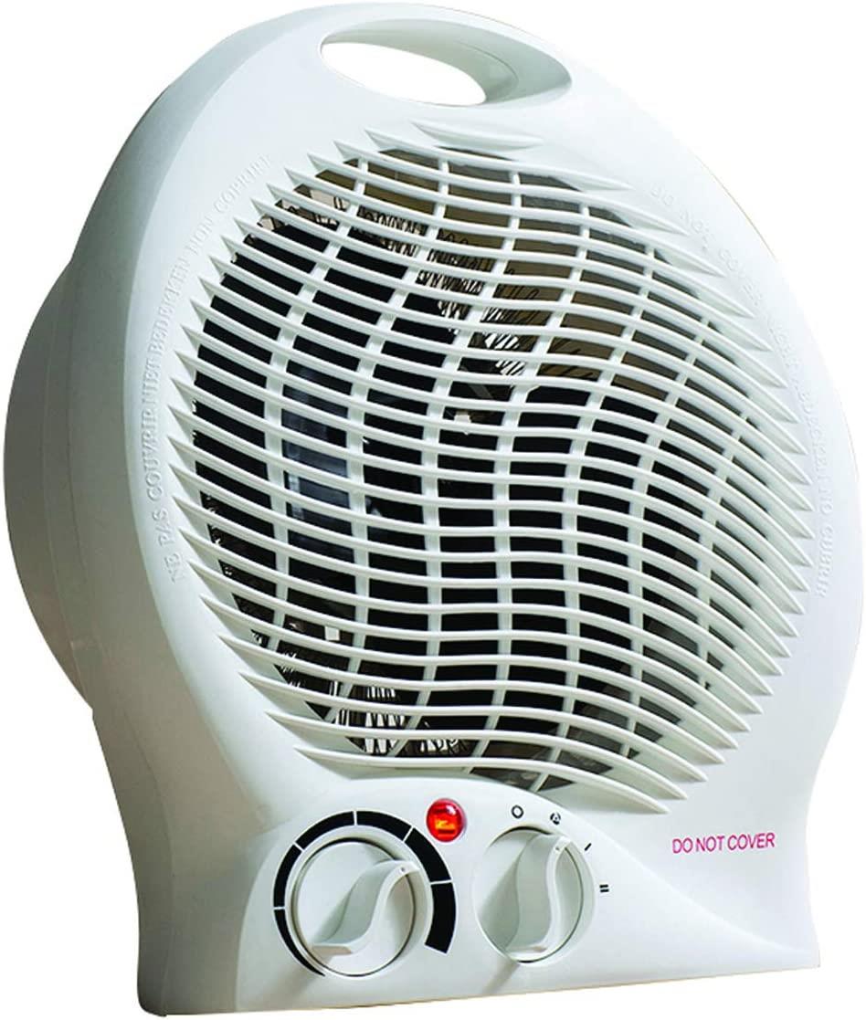 Fan heater 2 speeds, 2000W, white