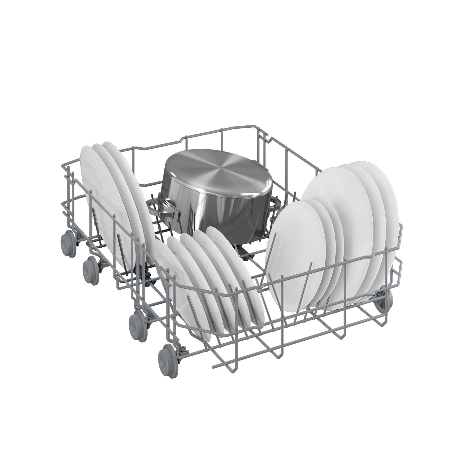 Beko DIS15020 45cm Integrated Slimline Dishwasher Silver