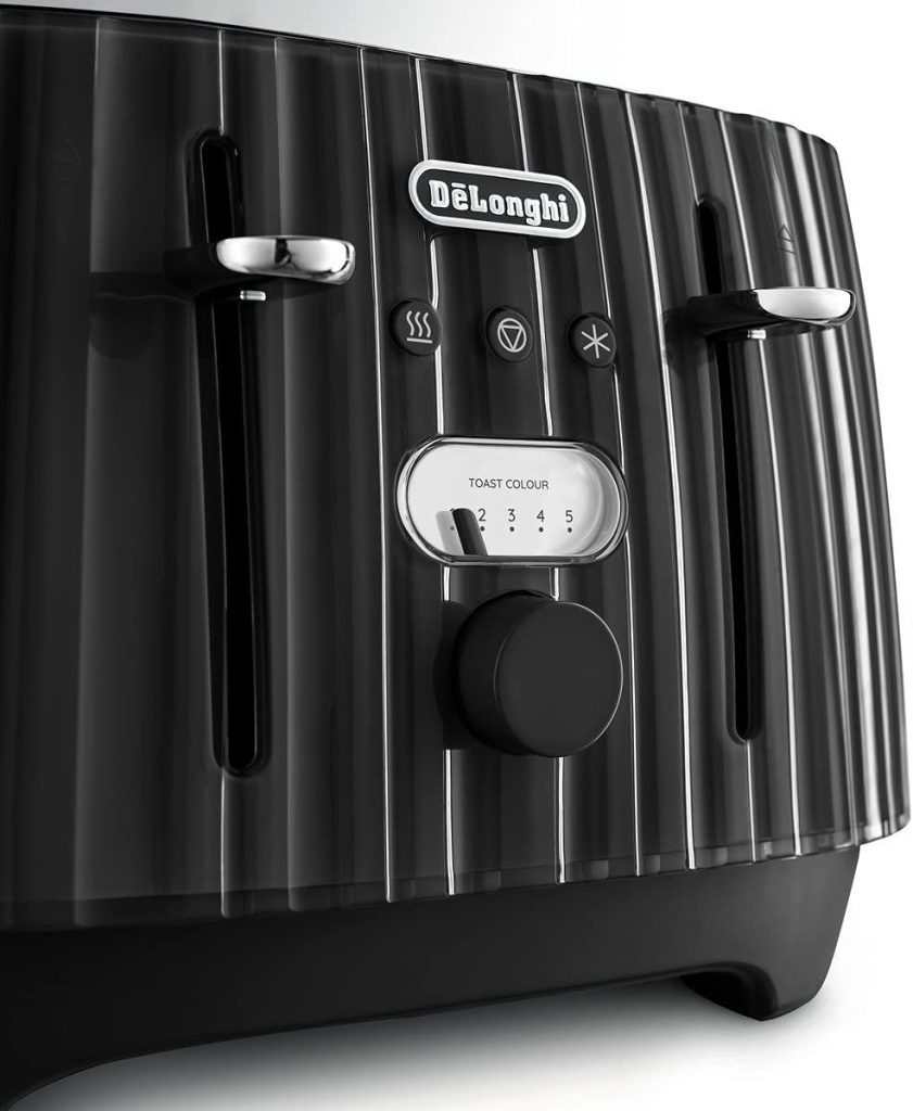De'Longhi CTD4003.BK Ballerina 4 Slice Toaster Black