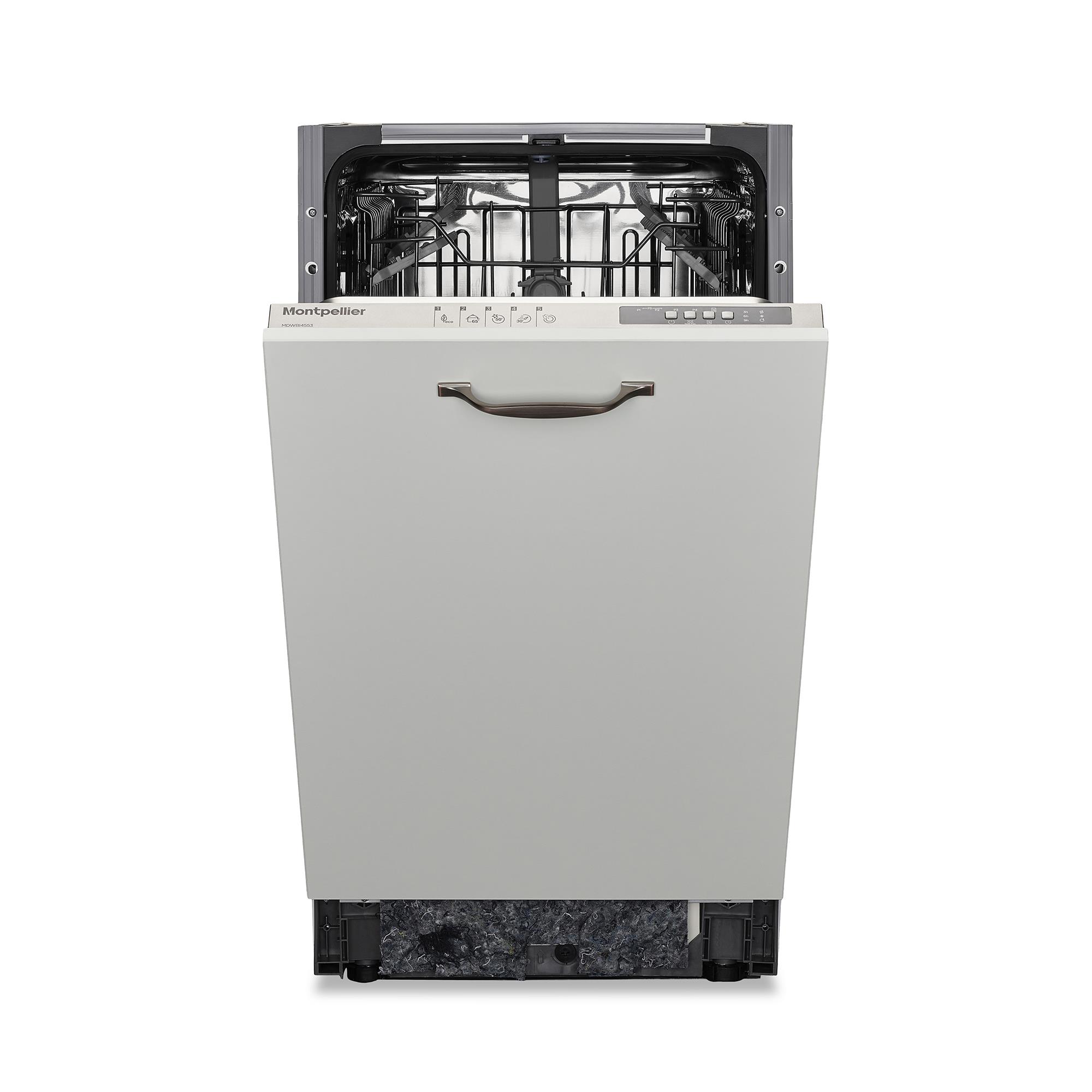 Montpellier MDWBI4553 Slimline 45cm Integrated Dishwasher