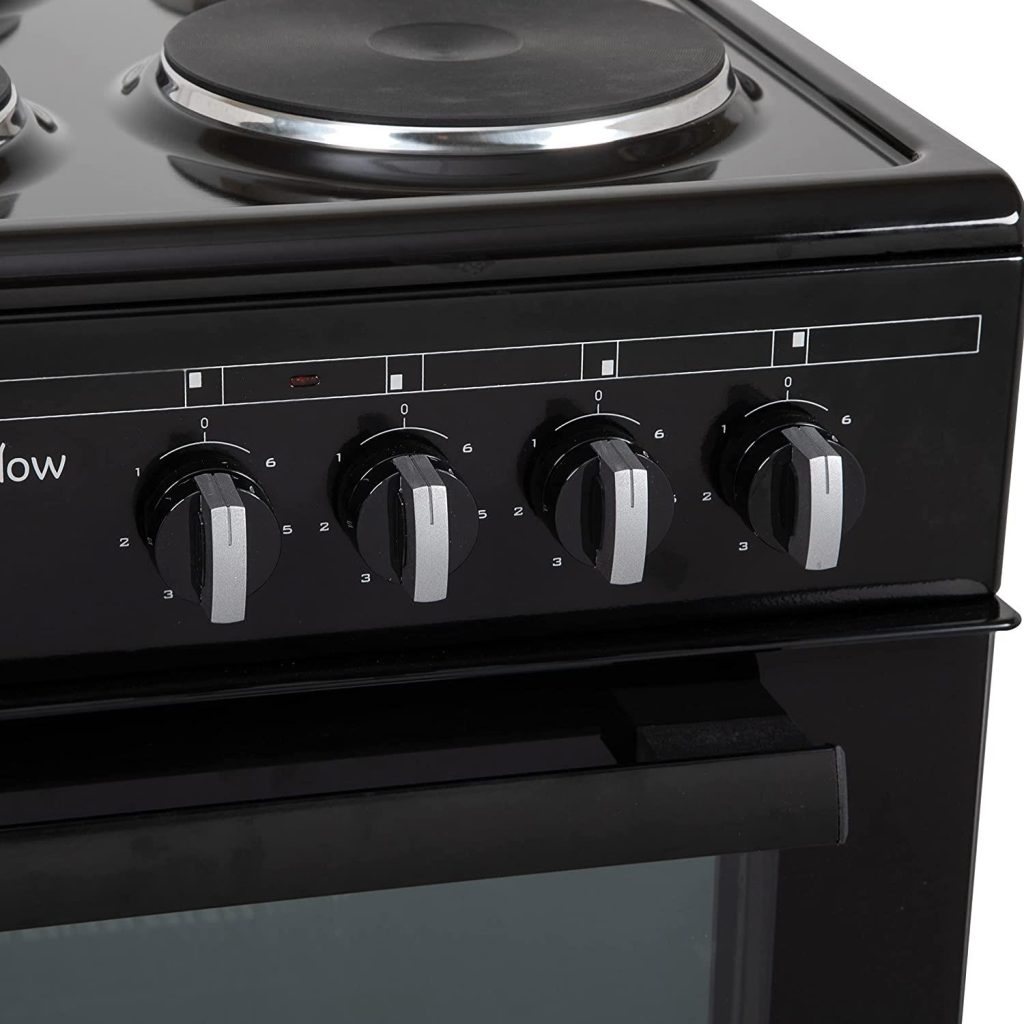 Willow WSE50B 50cm Wide Single Oven Cooker Black