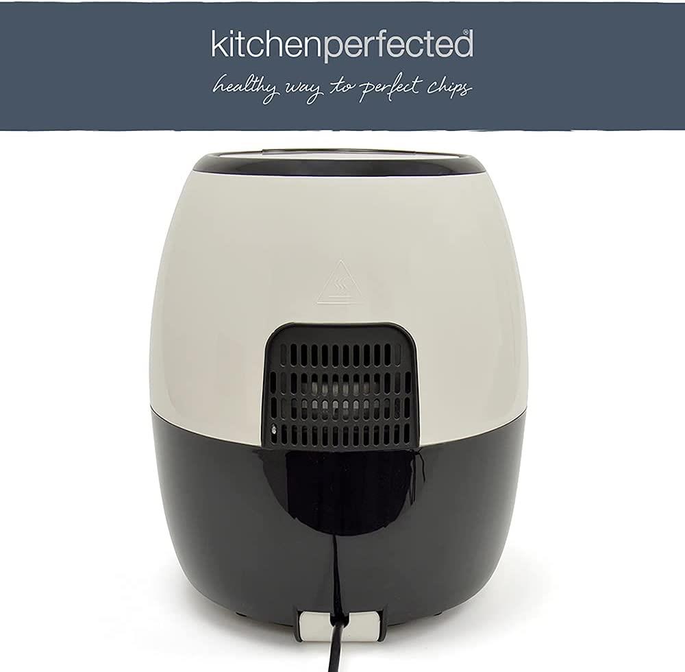 KitchenPerfected 4.0Ltr Digi-Touch Air Fryer (Family Size) - Cream